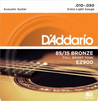 Купить струни DAddario 85/15 Bronze 10-50: цена от 199 грн.