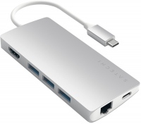 Купить картридер / USB-хаб Satechi Type-C Multi-Port Adapter 4K with Ethernet V2: цена от 3335 грн.