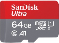 Купить карта памяти SanDisk Ultra A1 microSD Class 10 (Ultra A1 microSDXC Class 10 64Gb) по цене от 263 грн.