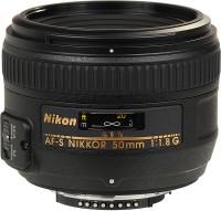 Купить объектив Nikon 50mm f/1.8G AF-S Nikkor: цена от 8041 грн.
