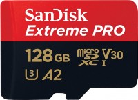 Купити карта пам'яті SanDisk Extreme Pro V30 A2 microSDXC UHS-I U3 (128Gb) за ціною від 699 грн.
