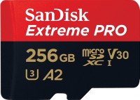 Купить карта памяти SanDisk Extreme Pro V30 A2 microSDXC UHS-I U3 (256Gb) по цене от 1290 грн.