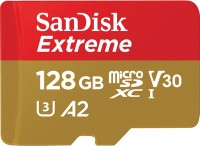 Купити карта пам'яті SanDisk Extreme V30 A2 microSDXC UHS-I U3 (128Gb) за ціною від 666 грн.