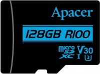 Купить карта памяти Apacer microSDXC R100 UHS-I U3 Class 10 (128Gb) по цене от 438 грн.