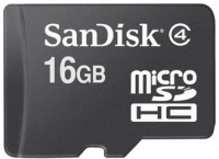 Купить карта памяти SanDisk microSDHC Class 4 по цене от 130 грн.