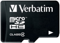 Купить карта памяти Verbatim microSDHC Class 4 (16Gb) по цене от 254 грн.