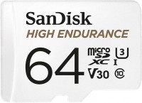 Купить карта памяти SanDisk High Endurance microSD U3 (High Endurance microSDXC U3 64Gb) по цене от 394 грн.