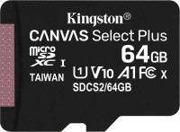 Купить карта памяти Kingston microSD Canvas Select Plus по цене от 142 грн.