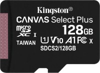 Купити карта пам'яті Kingston microSD Canvas Select Plus (microSDXC Canvas Select Plus 128Gb) за ціною від 344 грн.