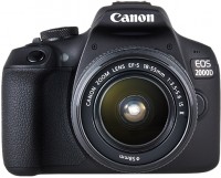 Купить фотоаппарат Canon EOS 2000D kit 18-55 + 75-300: цена от 25499 грн.