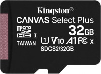 Купити карта пам'яті Kingston microSDHC Canvas Select Plus 2 Pack (64Gb) за ціною від 380 грн.