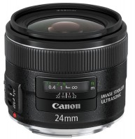 Купить объектив Canon 24mm f/2.8 EF IS USM: цена от 30000 грн.