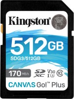 Купить карта памяти Kingston SDXC Canvas Go! Plus (512Gb) по цене от 1785 грн.