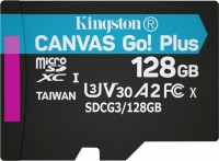 Купити карта пам'яті Kingston microSDXC Canvas Go! Plus (128Gb) за ціною від 483 грн.