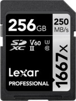 Купить карта памяти Lexar Professional 1667x SDXC (256Gb) по цене от 3791 грн.