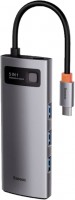 Купить картридер / USB-хаб BASEUS Metal Gleam Series 5-in-1 Multifunctional Type-C Hub: цена от 849 грн.