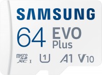 Купить карта памяти Samsung EVO Plus A2 V30 UHS-I U3 (EVO Plus A2 V10 UHS-I U3 64Gb) по цене от 340 грн.