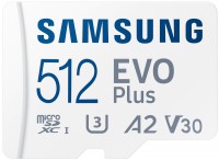 Купить карта памяти Samsung EVO Plus A2 V30 UHS-I U3 (512Gb) по цене от 1976 грн.