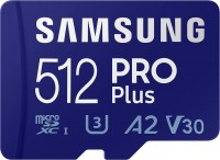 Купити карта пам'яті Samsung Pro Plus microSDXC 2021 (512Gb) за ціною від 3299 грн.