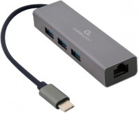 Купить картридер / USB-хаб Cablexpert A-CMU3-LAN-01: цена от 566 грн.