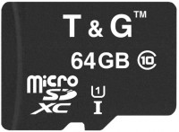 Купить карта памяти T&G microSDXC class 10 UHS-I (64Gb) по цене от 137 грн.