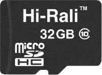Купить карта памяти Hi-Rali microSDHC class 10 + SD adapter (microSDHC class 10 64GB + SD adapter) по цене от 142 грн.