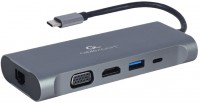 Купить картридер / USB-хаб Cablexpert A-CM-COMBO7-01: цена от 1353 грн.