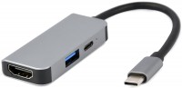 Купить картридер / USB-хаб Cablexpert A-CM-COMBO3-02: цена от 482 грн.