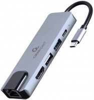 Купить картридер / USB-хаб Cablexpert A-CM-COMBO5-04: цена от 801 грн.