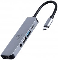 Купить картридер / USB-хаб Cablexpert A-CM-COMBO5-02: цена от 524 грн.