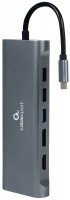 Купить картридер / USB-хаб Cablexpert A-CM-COMBO8-01: цена от 1884 грн.
