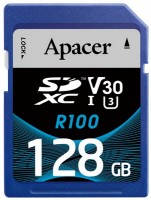 Купить карта памяти Apacer SD UHS-I U3 V30 Class 10 (SDXC UHS-I U3 V30 Class 10 128Gb) по цене от 442 грн.