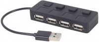 Купить картридер / USB-хаб Gembird UHB-U2P4-05: цена от 185 грн.
