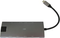 Купить картридер / USB-хаб Dynamode Dock 9-in-1 Type C HDMI Mini DP USB3.0 RJ45: цена от 2050 грн.