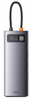 Купить картридер / USB-хаб BASEUS Metal Gleam Series 9-in-1 Multifunctional Type-C HUB Docking Station: цена от 1648 грн.