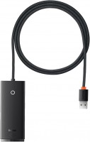 Купить кардридер / USB-хаб BASEUS Lite Series 4-Port USB-A HUB Adapter: цена от 400 грн.