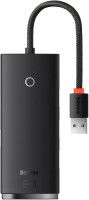 Купить картридер / USB-хаб BASEUS Lite Series 5-in-1 USB to 4xUSB-A/USB-C 0.25m: цена от 395 грн.