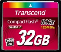 Купить карта памяти Transcend CompactFlash 800x по цене от 1221 грн.