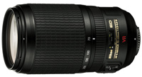 Купить об'єктив Nikon 70-300mm f/4.5-5.6G VR AF-S IF-ED Zoom-Nikkor: цена от 17000 грн.