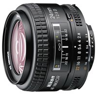 Купить объектив Nikon 24mm f/2.8D AF Nikkor  по цене от 28649 грн.