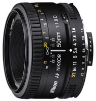 Купить объектив Nikon 50mm f/1.8D AF Nikkor  по цене от 7763 грн.